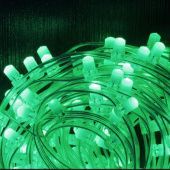 Светодиодный клипсолайт 30м., 200 LED, зеленый, чейзинг. 11-1470