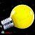 Светодиодная лампа для белт-лайт, d=45 мм., E27, 220В. 2Вт, желтый матовый. 04-3612