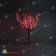 Светодиодное дерево Вишня высота 1.9 м., диаметр 1.5 м., 972 LED, без мерцания, красный. 11-1005