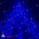 Гирлянда на деревья, спайдер, Луч 2, 2х25м., 50м., 500 LED, 220/24B., синий, без мерцания, черный ПВХ провод. 05-1755