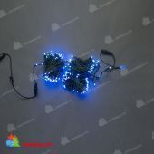 Гирлянда Нить, 21м., 210 LED, синий, без мерцания, темно-зеленый провод (пвх), с защитным колпачком. 11-1651