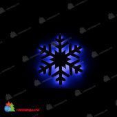 Снежинка пластик, без мерцания, диаметр 46 см, 94 LED, синий. 11-1201