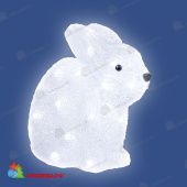 Светодиодная фигура «Кролик», 32 LED, 27x14x24 см. 10-3701.