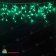Гирлянда Бахрома, 3х0.5 м., 112 LED, зеленый, без мерцания, прозрачный ПВХ провод. 07-3441