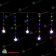 Гирлянда Бахрома 3х0.7 м., 10 LED, мульти, Звезда D80мм, прозрачный провод (Без колпачка). 03-3821